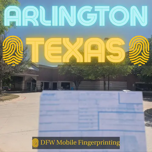 Professional mobile fingerprinting services in Arlington Texas with FD-258 cards for UTA nursing students and healthcare workers